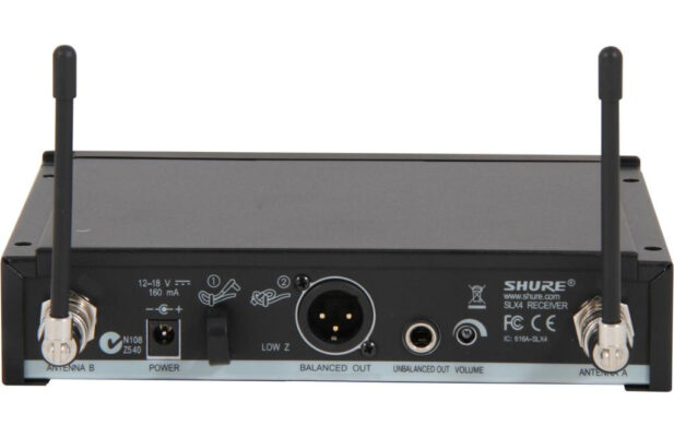 Bộ thu SLX4 trong micro không dây Shure SLX24/Beta58