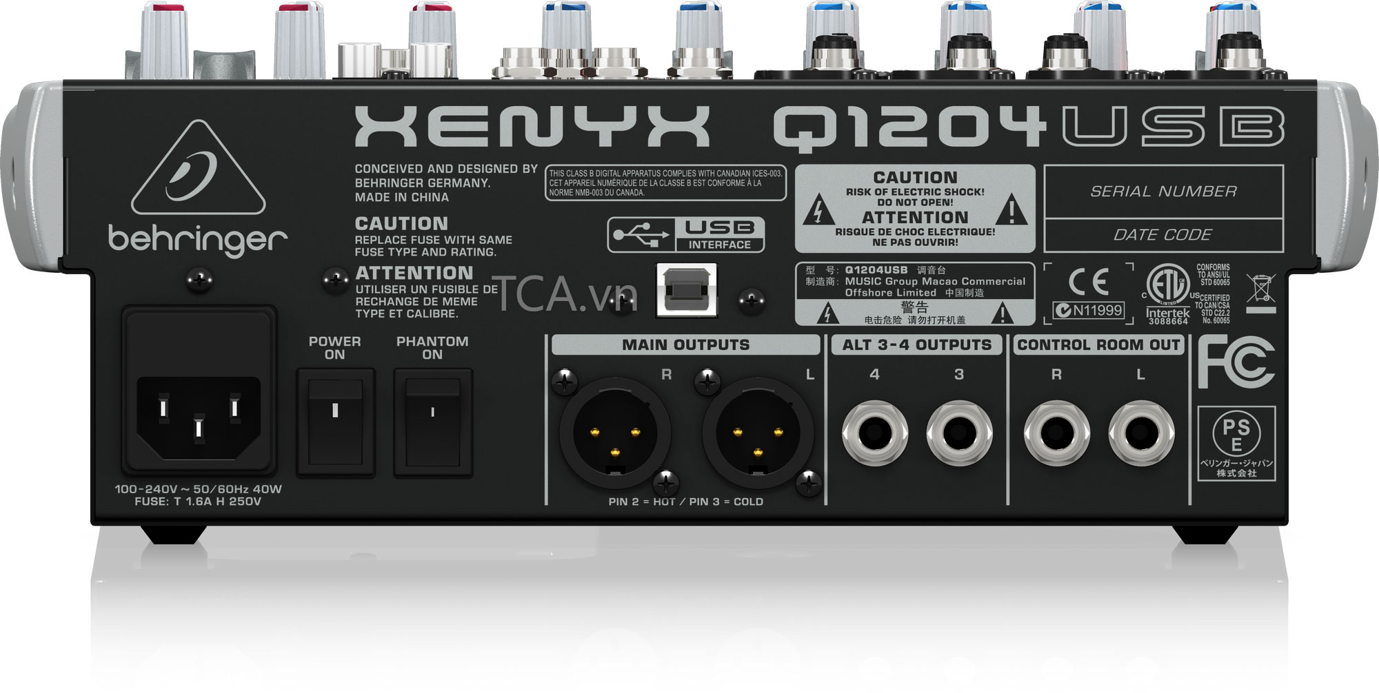 Mixer BEHRINGER XENYX Q1204USB