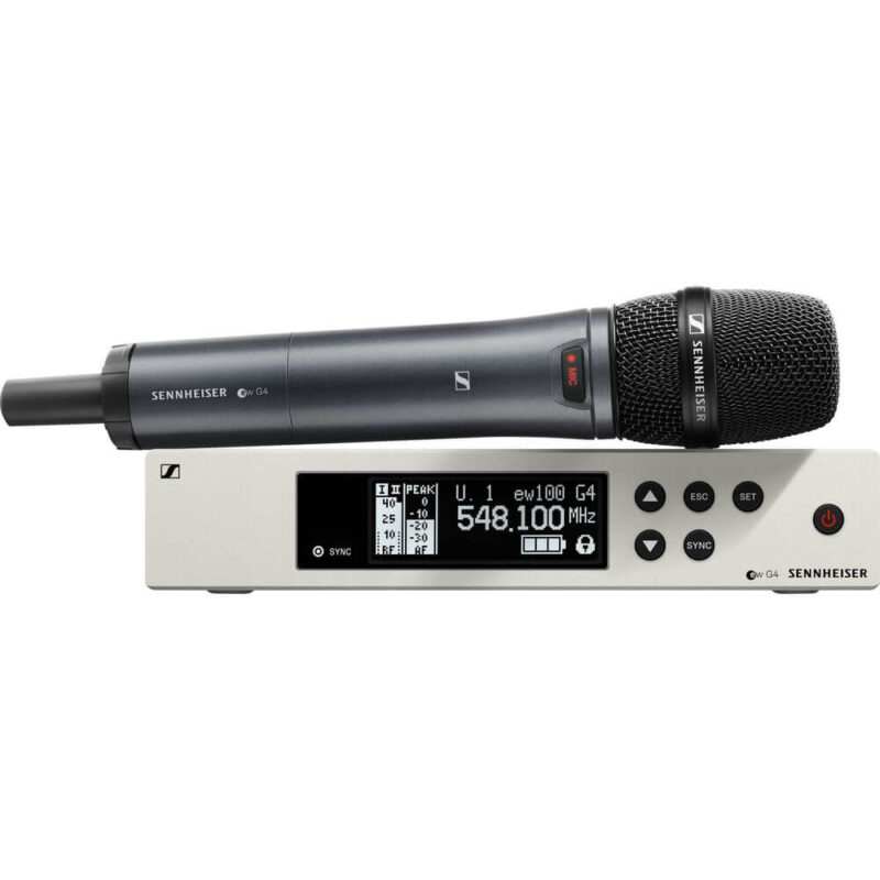 Bộ micro không dây cầm tay EW 100 G4-865-S được thiết kế cho âm thanh trực tiếp chuyên nghiệp