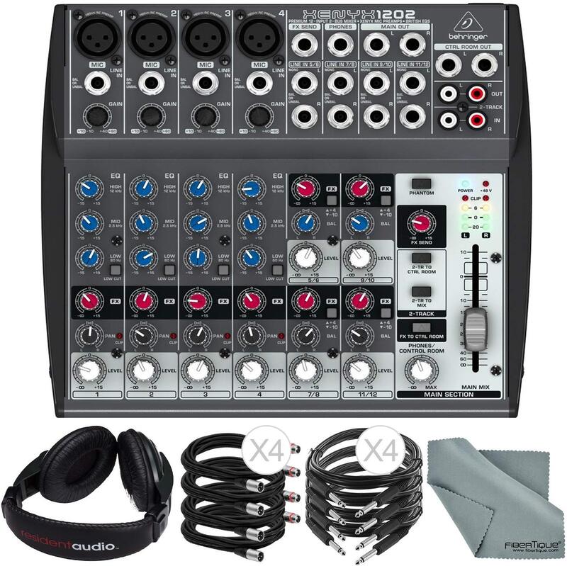 Mixer Behringer Xenyx 1202 Bundle: Sản phẩm hoàn hảo cho các buổi biểu diễn và thu âm chuyên nghiệp