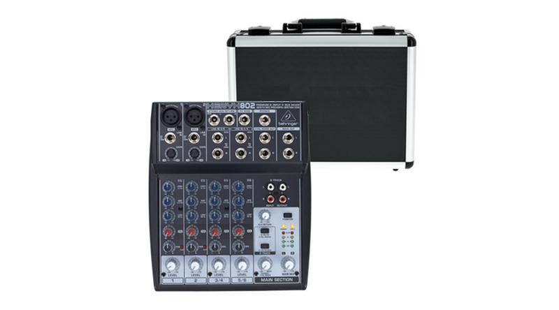 Mixer Behringer Xenyx 802 Case Bundle - Sản phẩm hoàn hảo cho những người yêu âm nhạc