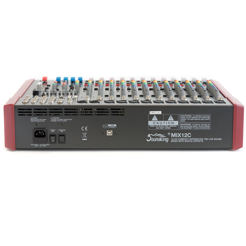 Mixer Soundking MIX12C tiện lợi 