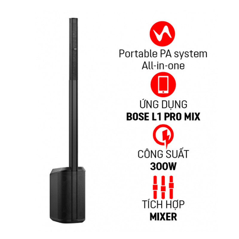 Loa Bose L1 Pro8 có nhiều tính năng nổi trội 