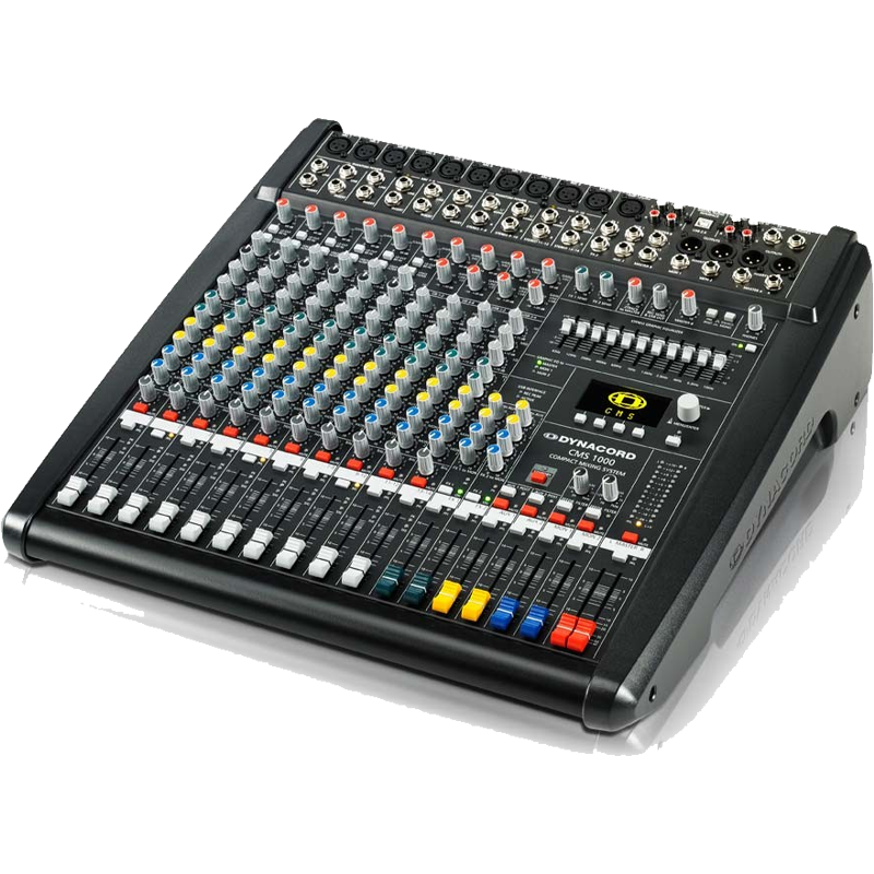 Mixer Dynacord DC-CMS1000-3-MIG là một bộ trộn âm thanh cao cấp 10 đường, bao gồm 6 đường mono và 4 đường stereo